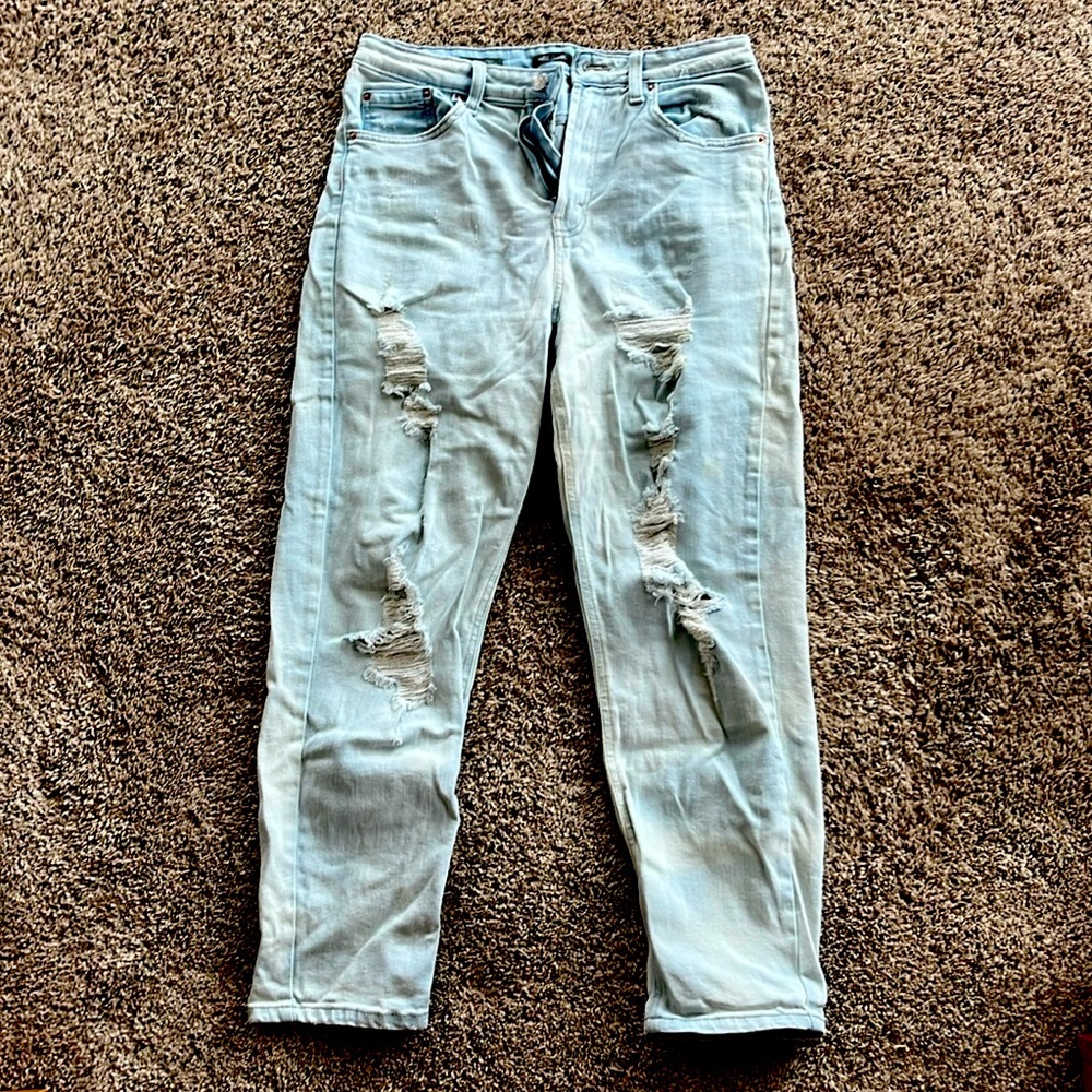 High rise mom jeans